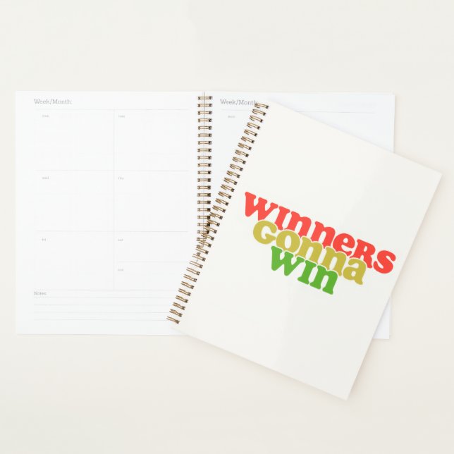 Planificateur de motivation (Devant avec enveloppe)