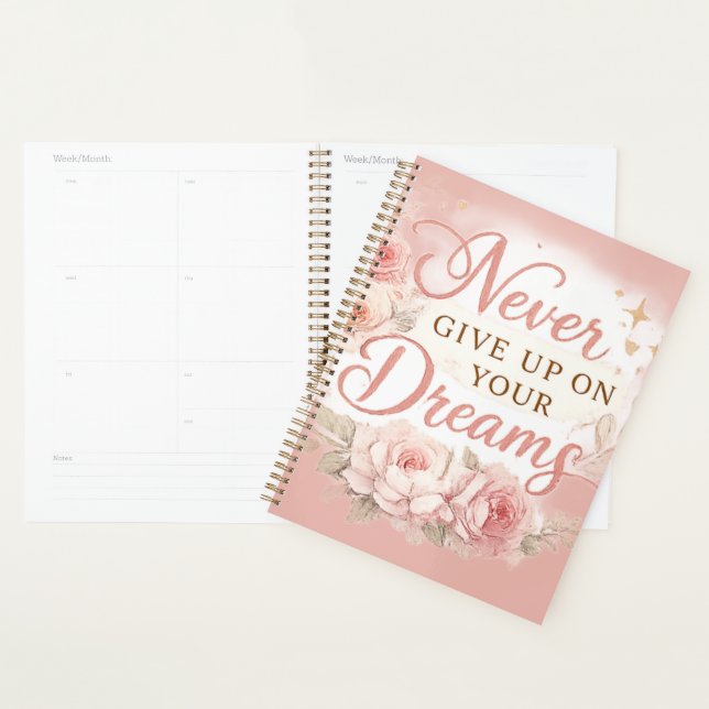 Planificateur de Motivation pour Femmes avec des O (Devant avec enveloppe)