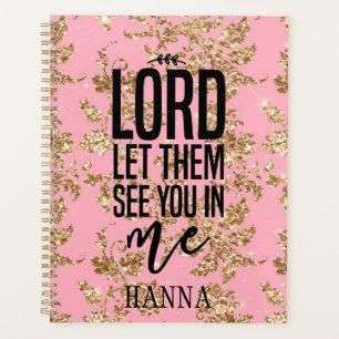 Planificateur de motivation rose