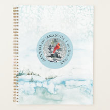 Planificateur de Noël Aquarelle Hiver Merveilleux