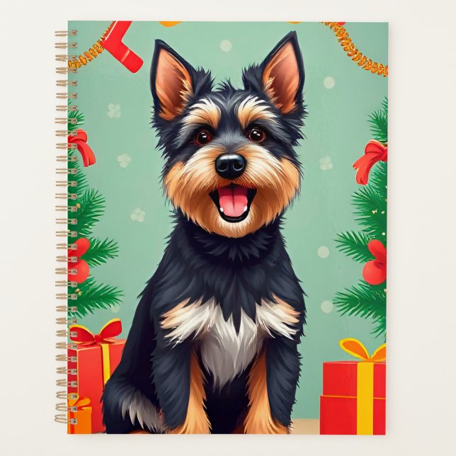 Planificateur de Noël pour chien Cadeau de fête mi (Devant)
