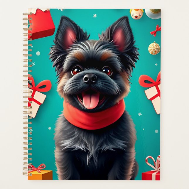🎁Planificateur de Noël pour joli petit chien Cade (Devant)