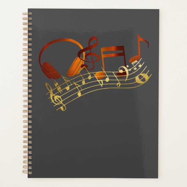 Planificateur de notes musicales (Devant)