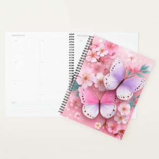 Planificateur de notes Papillons 3D