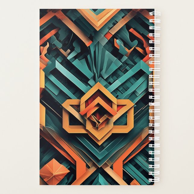 Planificateur de papier 3D géométrique (Dos)