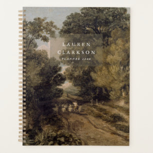 Planificateur de paysage d'art fin vintage