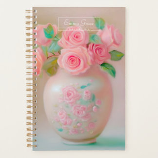 Planificateur de peinture Rose vintage personnalis