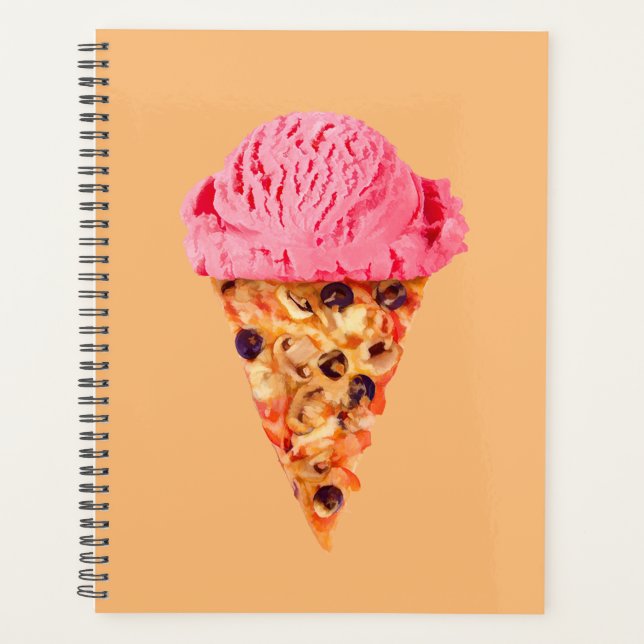 Planificateur de pizza à la crème glacée (Devant)
