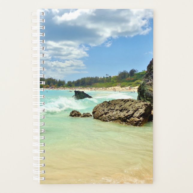 Planificateur de plage des Bermudes, carnet photo  (Devant)