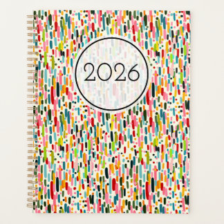 Planificateur de plaisir avec confettis