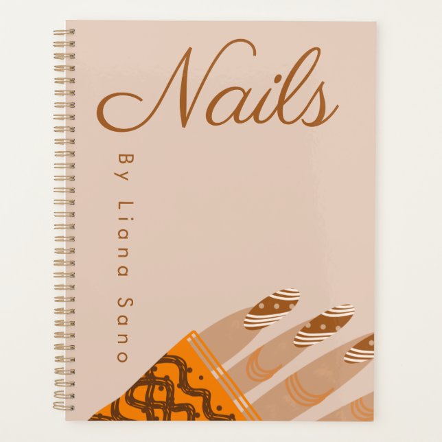 Planificateur de rendez-vous d'artiste en ongles t (Devant)