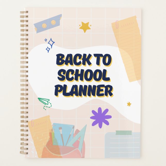 Planificateur de rentrée scolaire (Devant)