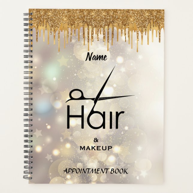 Planificateur de salon de coiffure et de maquillag (Devant)