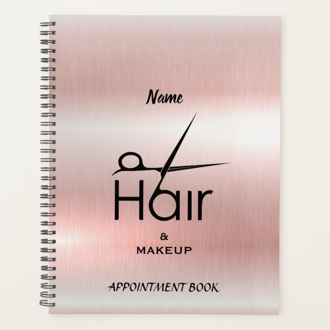 Planificateur de salon de coiffure et de maquillag (Devant)