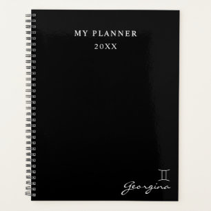 Planificateur de signe du zodiaque Gémeaux 2022 no