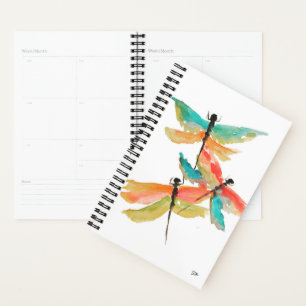 Planificateur de spirales de libellules (5,5 x 8,5