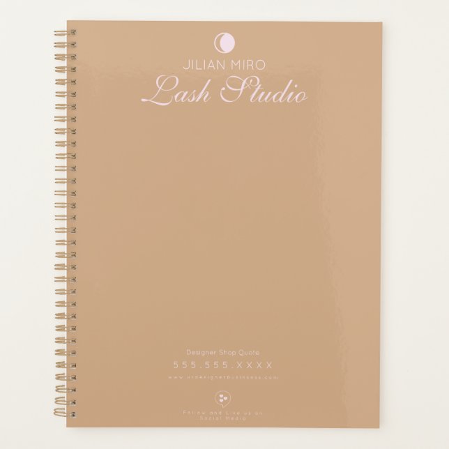 Planificateur de Studio de Cils de Beauté de Salon (Devant)