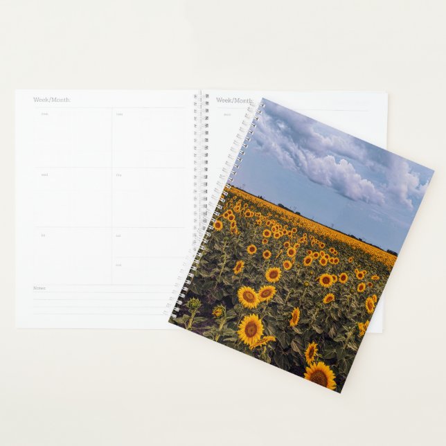 Planificateur de tempête de tournesol (Devant avec enveloppe)