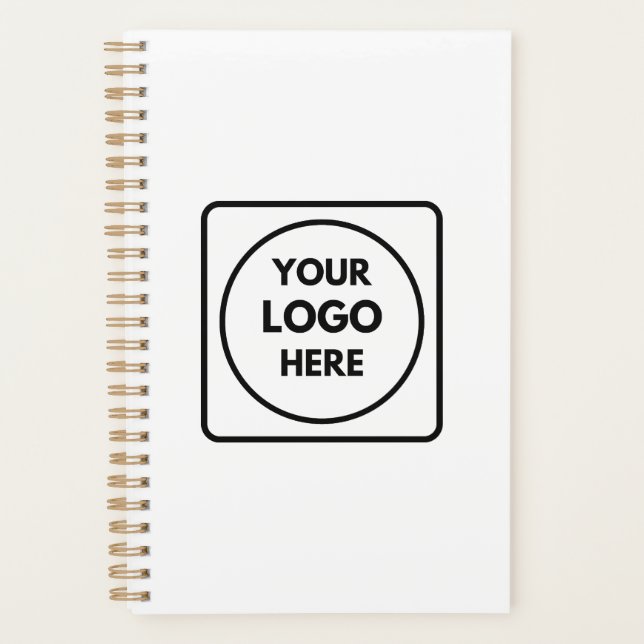 Planificateur de texte de logo minimal simple de m (Devant)