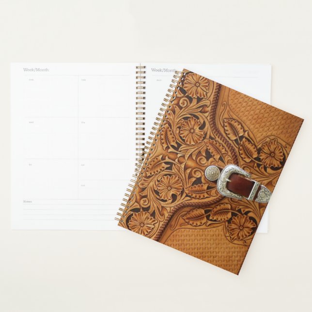 Planificateur de texture en cuir à outils (Devant avec enveloppe)