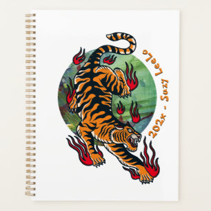 Planificateur de tigre orange