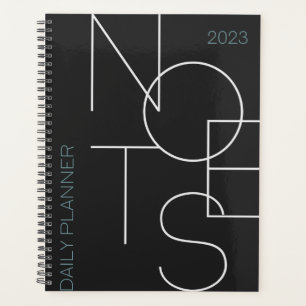 Planificateur de typographie esthétique minimalist