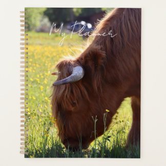 Planificateur de vache des Highlands - Thème Print