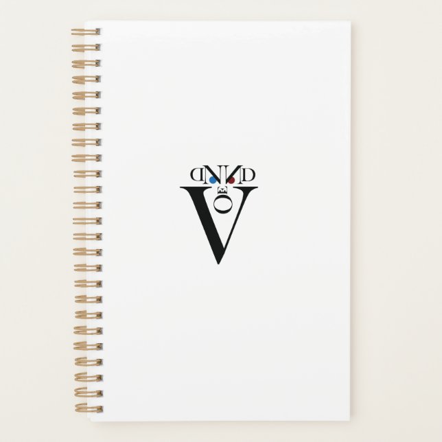 Planificateur de visage à lettres (Devant)