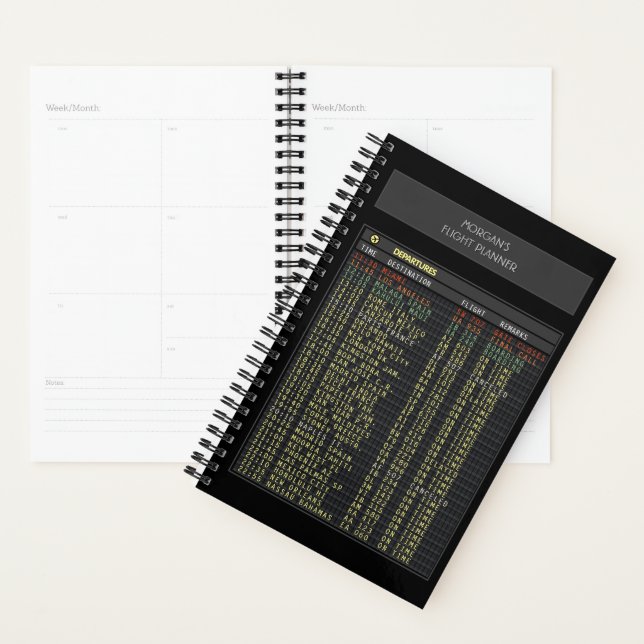 Planificateur de vol de la carte d'aéroport (perso (Devant avec enveloppe)