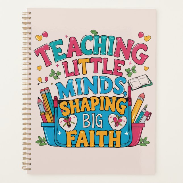 Planificateur d'enseignant Teaching Little Minds  (Devant)