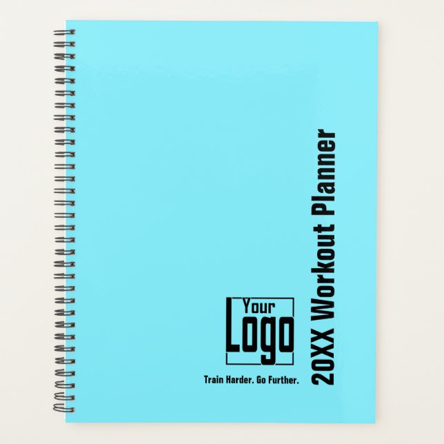 Planificateur d'entraînement minimal de logo noir  (Devant)
