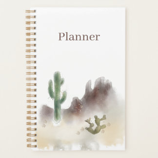 Planificateur Désert Aquarelle | 5,5 x 8,5 | Annue