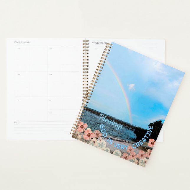 Planificateur "Dieu est très créatif " (Devant avec enveloppe)