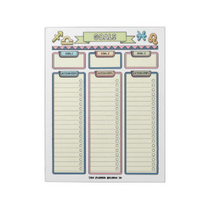Planificateur d'objectifs Zodiaque Bloc-notes pers