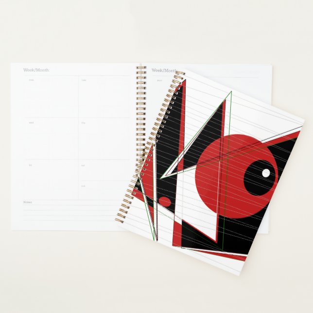 Planificateur d'observation des yeux rouges (Devant avec enveloppe)