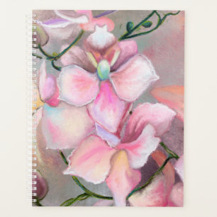 Planificateur d'orchidées roses