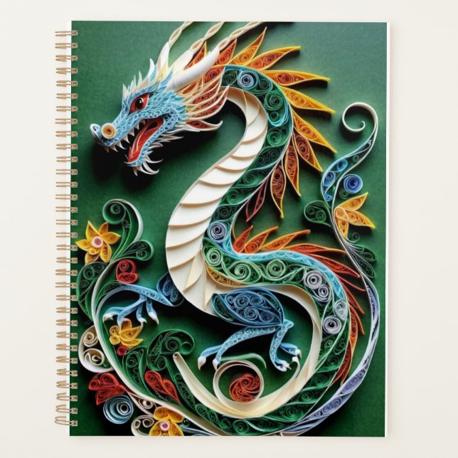 Planificateur Dragon Papier (Devant)