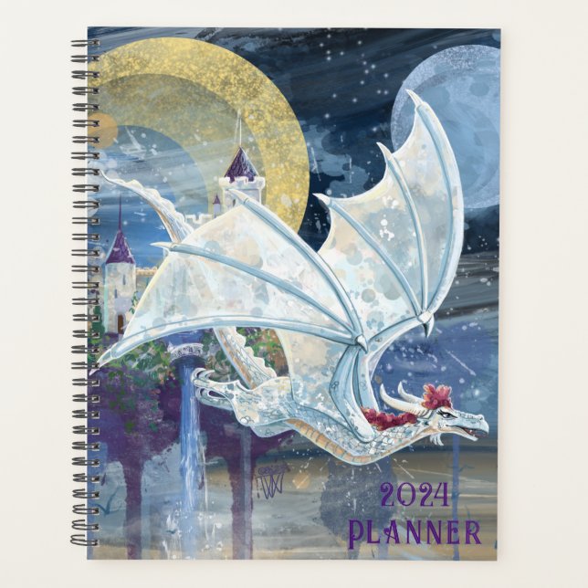 Planificateur du gardien du dragon blanc neige (Devant)