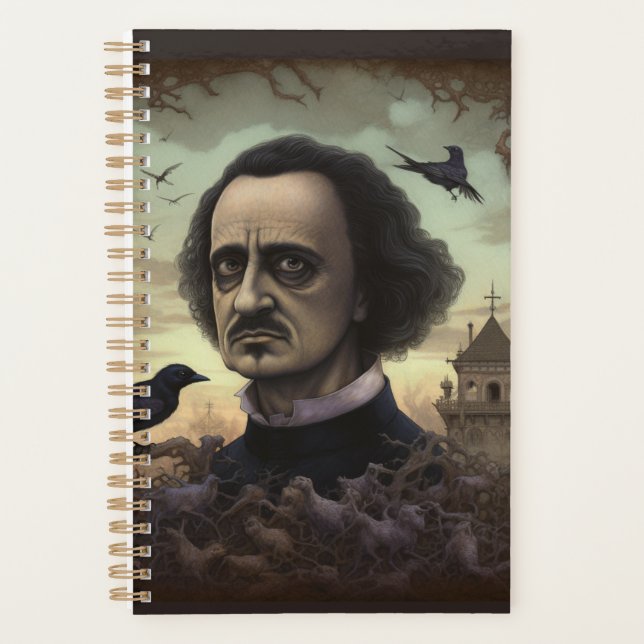 Planificateur Edgar Allen Poe Raven (Devant)