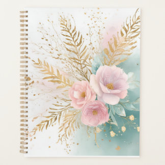 Planificateur esthétique floral Boho | Céleste et