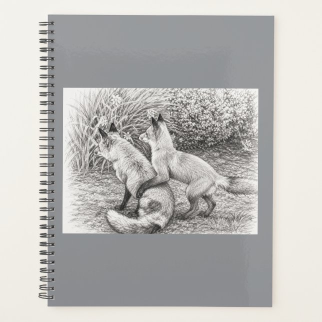 Planificateur et cahier à couverture rigide avec c (Devant)