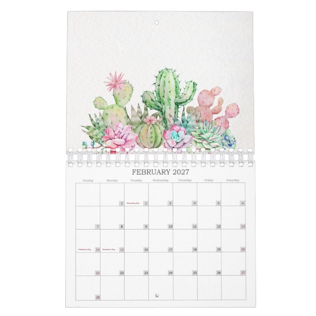 Planificateur et calendrier de classe pour enseign (Feb 2027)
