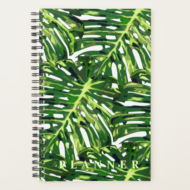 Planificateur Feuille Monstera (Devant)