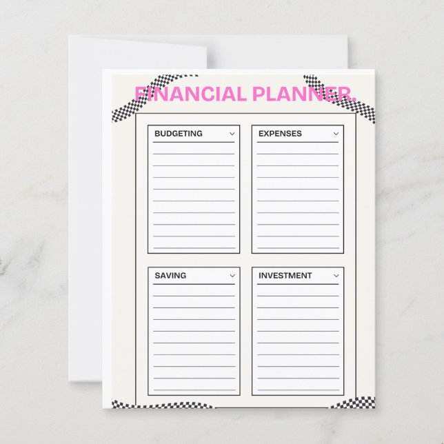 Planificateur financier (Devant)