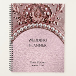 Planificateur Fleur Rose