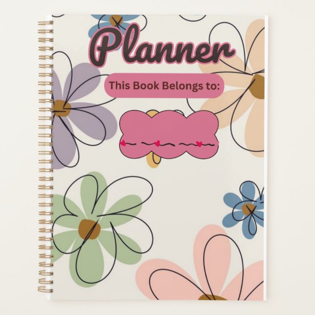 Planificateur floral (Devant)