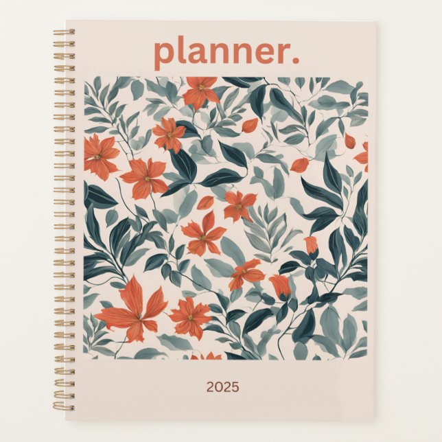 Planificateur Floral 2025 (Devant)