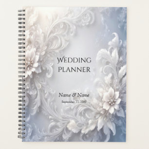 Planificateur Floral Blanc