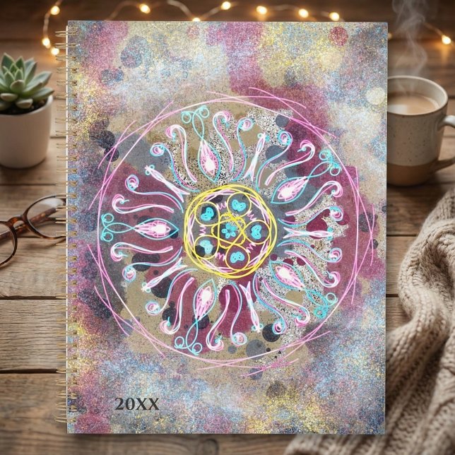 Planificateur floral Boho fantaisiste coloré (Créateur téléchargé)