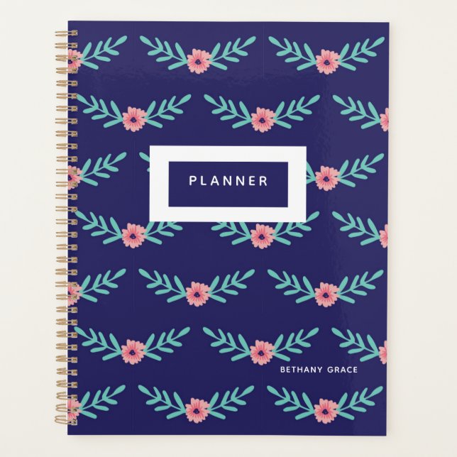 Planificateur Floral Moderne (Devant)